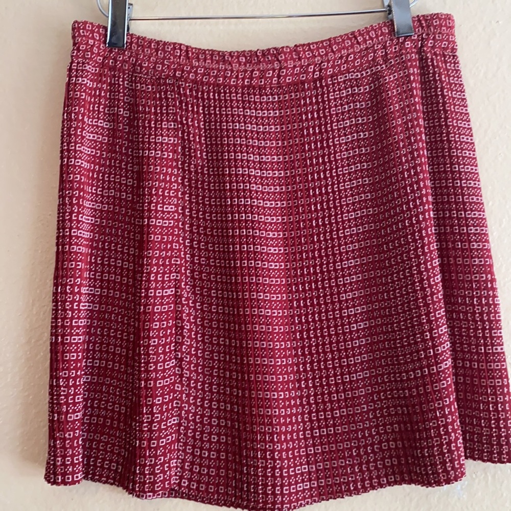 Benetton Pleated Mini Skirt 38